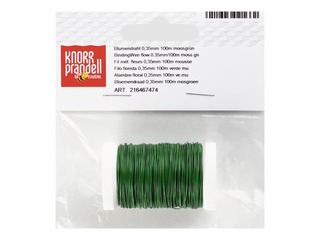 Krāsota stieple 0.35mm, 100m, tumši zaļa