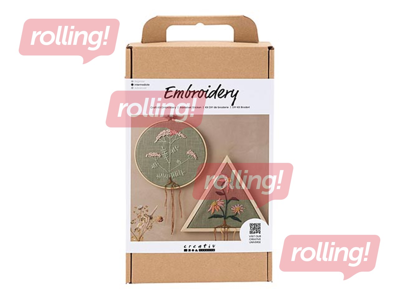 Radošais komplekts Craft Kit Embroidery 