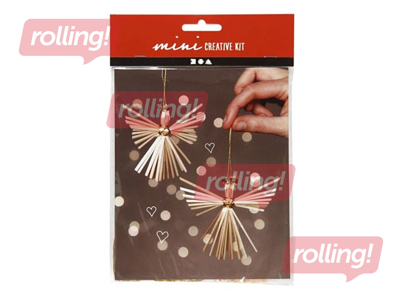 Radošais komplekts Mini Craft Kit Straw Angel