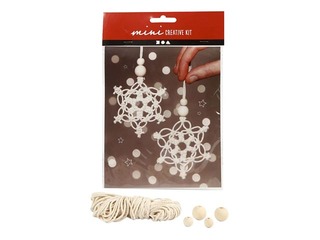 Radošais komplekts Mini Craft Kit Macramé Snowflake