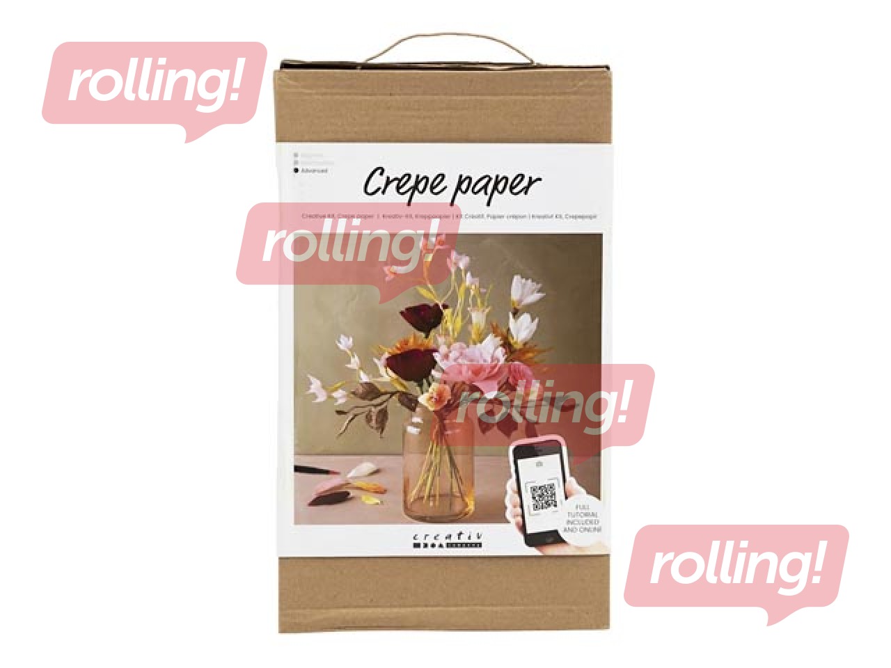 Radošais komplekts Craft Kit Crepe Paper