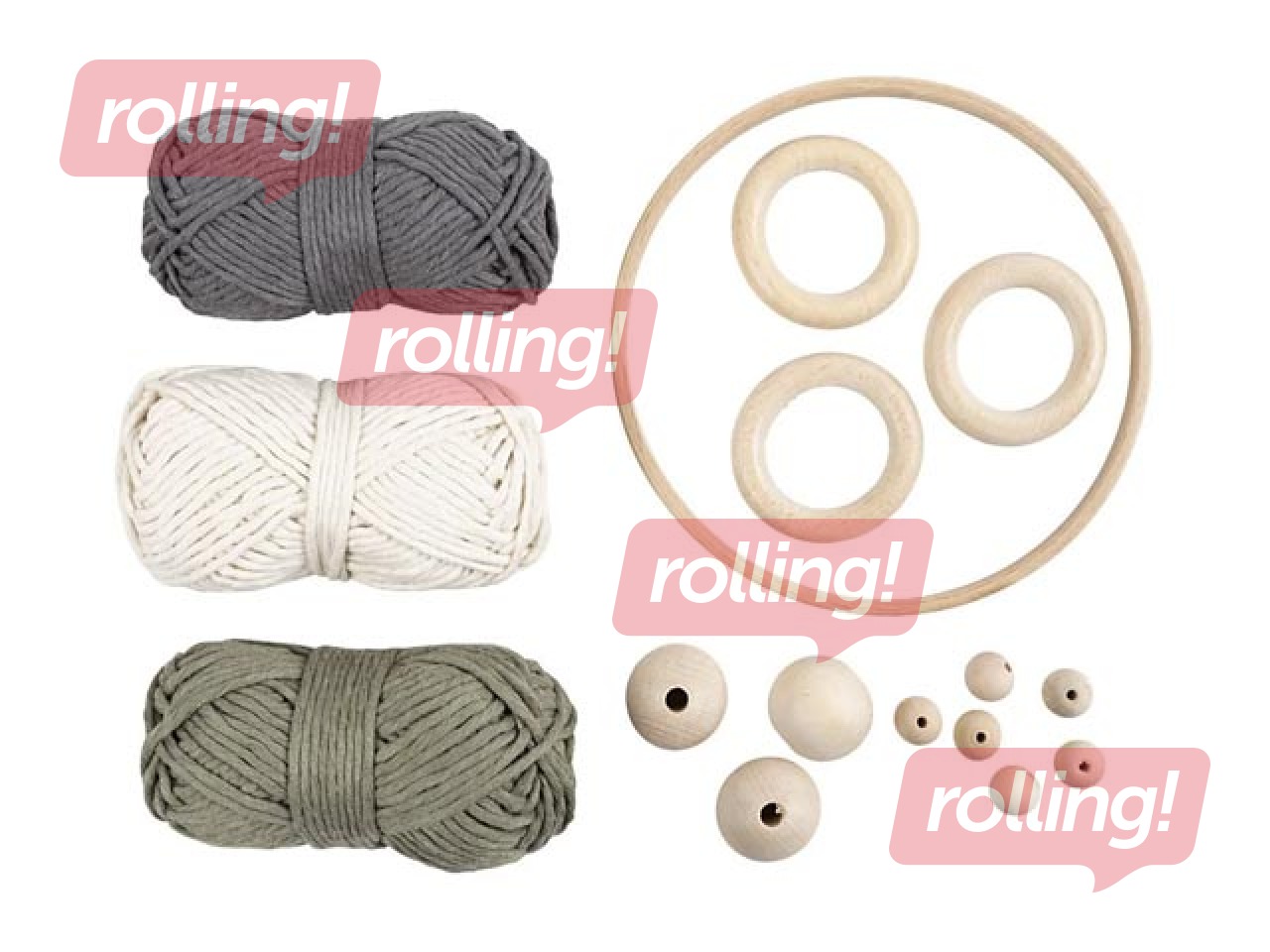 Radošais komplekts Starter Craft Kit Macramé