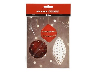 Radošais komplekts Mini Craft Kit Felt Ornaments