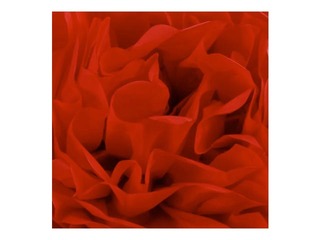 Zīdpapīra pomponi, sarkani, 3 gab.