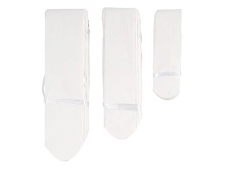 Tissue pompons, white, 3 pcs.