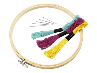 Izšūšanas riņķis, koka, D:20cm