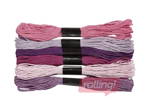 Tikkimisniit, lilla, 6 tk.