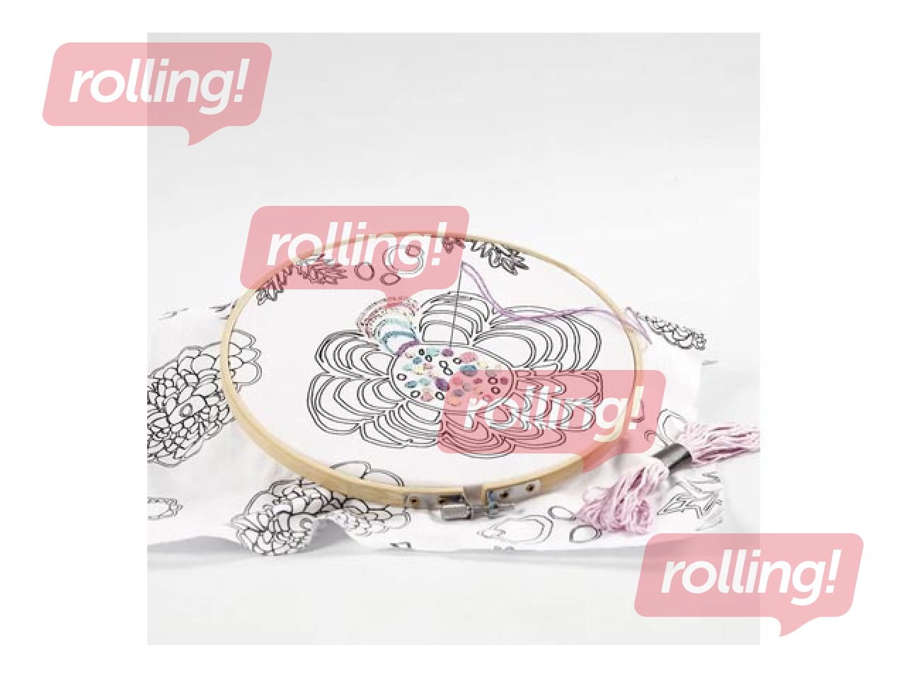 Tikkimisniit, lilla, 6 tk.