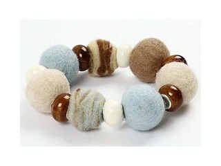 Filca bumbiņas, 10-20 mm, 52 gb., dažādas krāsas