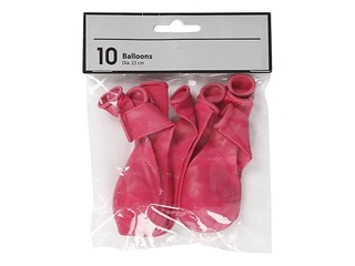 Baloni, tumši rozā, 10 gab.