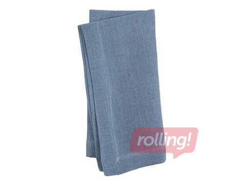 Fabric napkin 42x42 cm, 2 pcs, pigeon blue