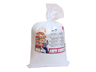 Soft toy filling, very fluffy, in flakes, 100% polyester, 300g