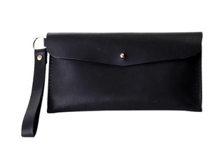 Wallet Balts, A5, genuine leather, black