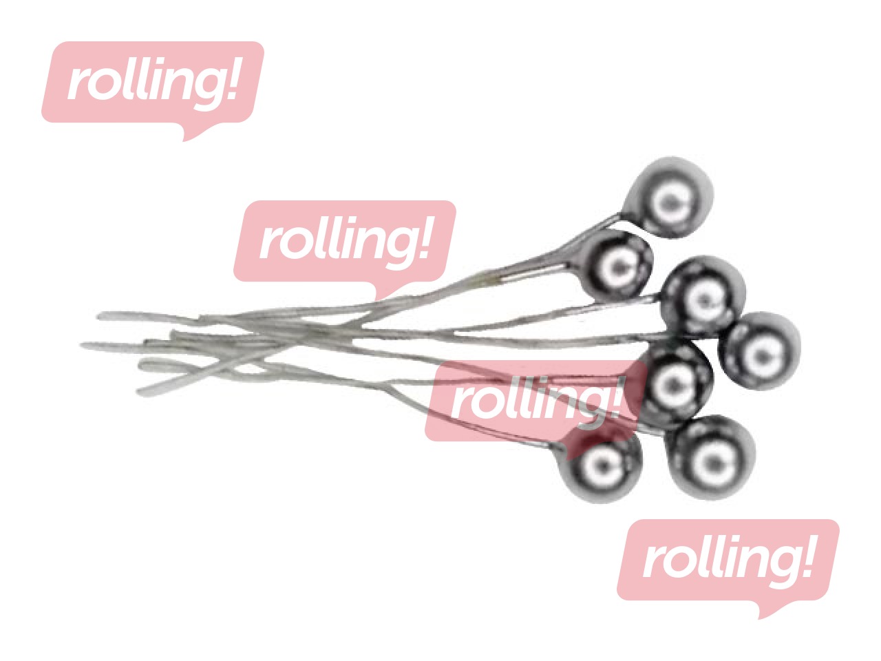 Шарики на проволоке, ⌀ 8мм, 50 шт.