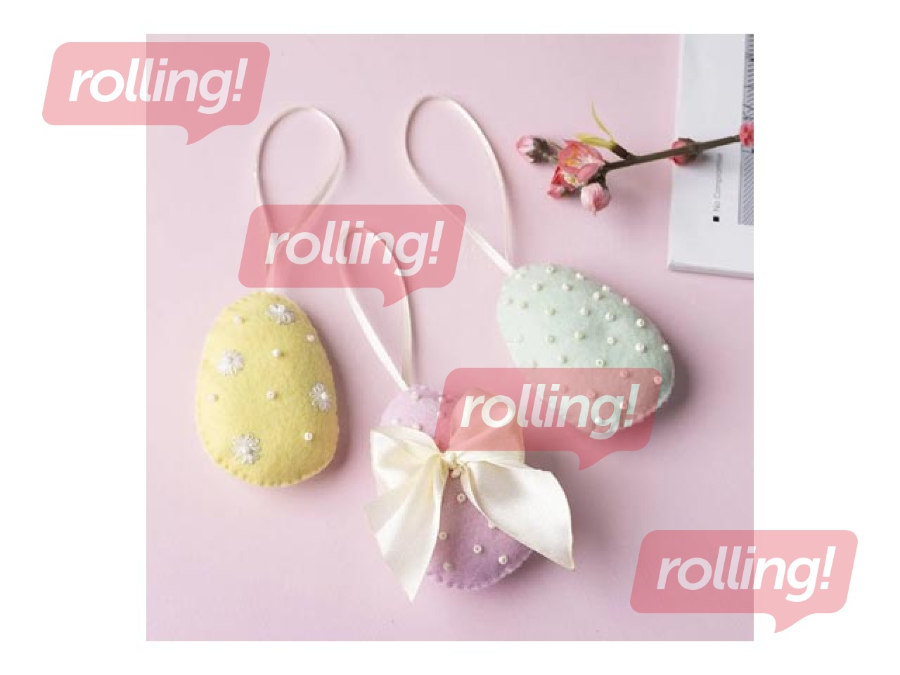 Filcs Creativ Company, dažādas pasteļkrāsās, 10 loksnes, 21x29.7cm