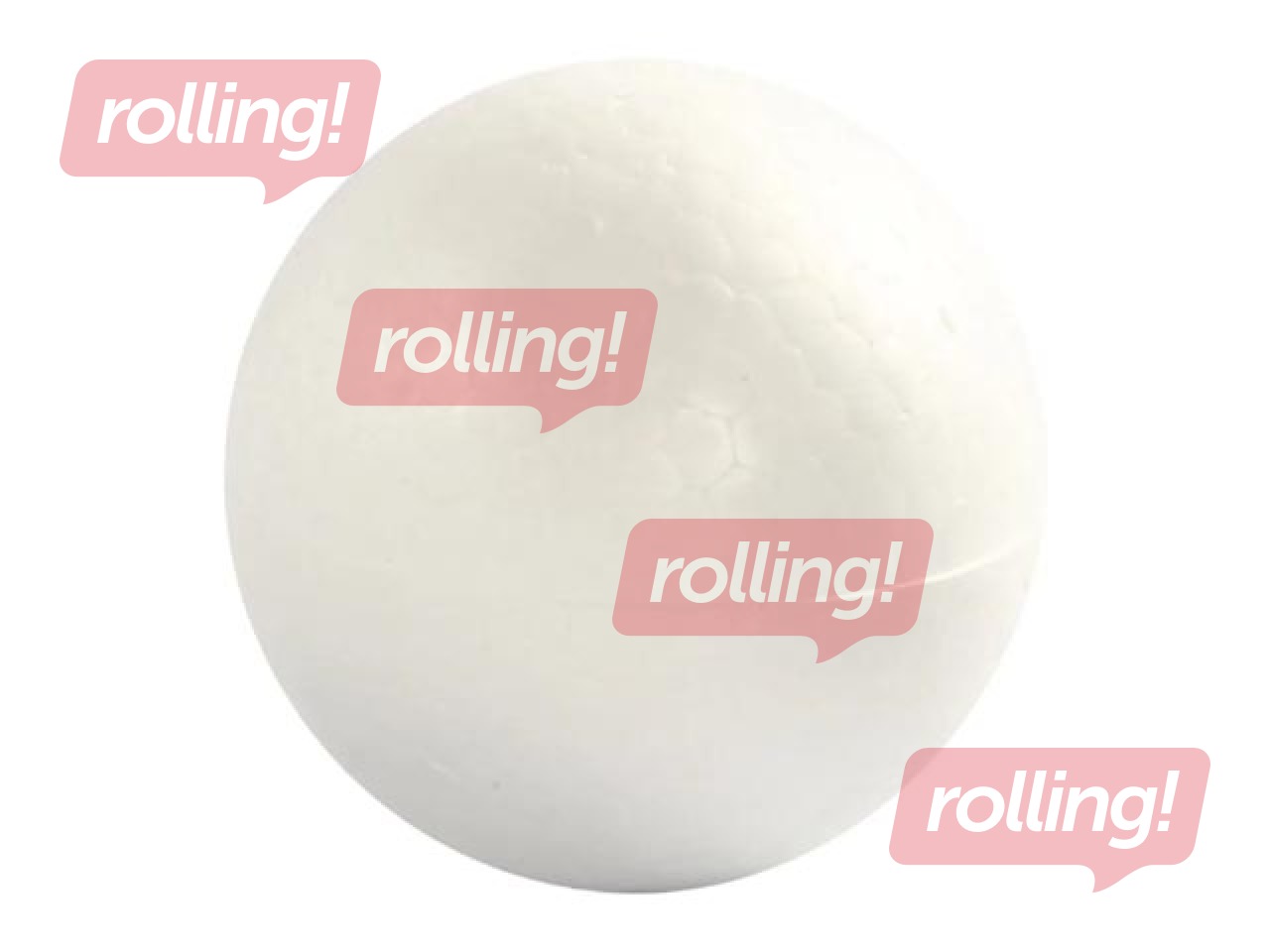 Putuplasta bumba Creative Company, 7cm diametrs, 5 gab.