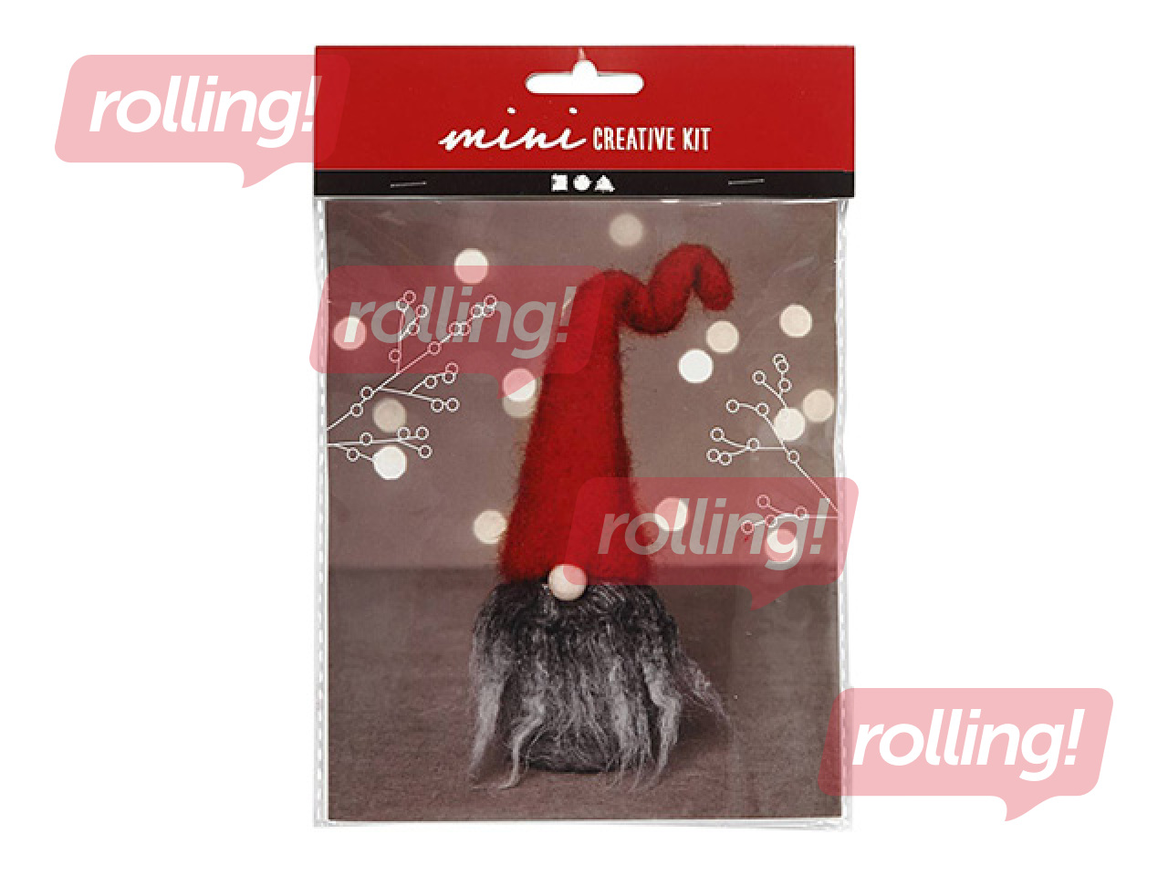Radošais komplekts Mini Craft Kit, Christmas gnome