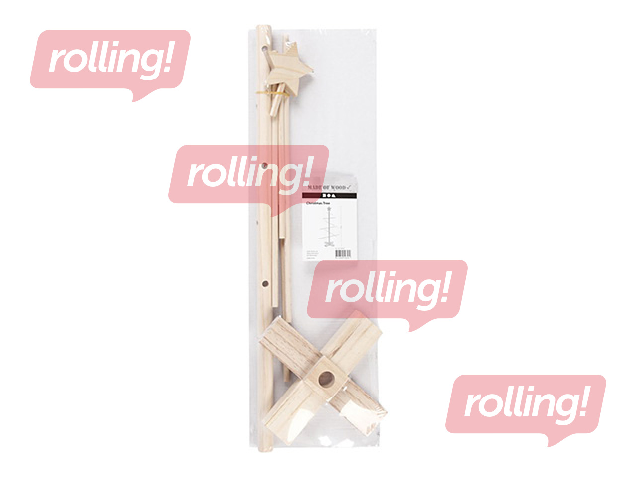 Dekoor — puidust jõulupuu