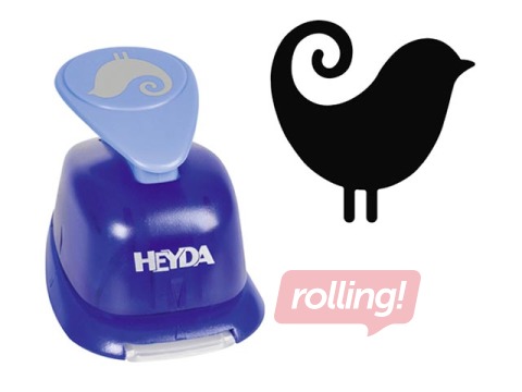 Dekoratīvais caurumsitējs lielais, putns