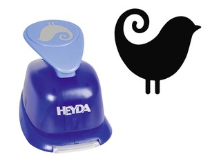 Декоративный дырокол большой, птица