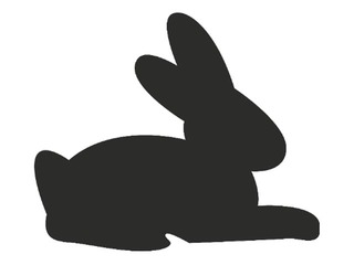 Craft punch large, bunny