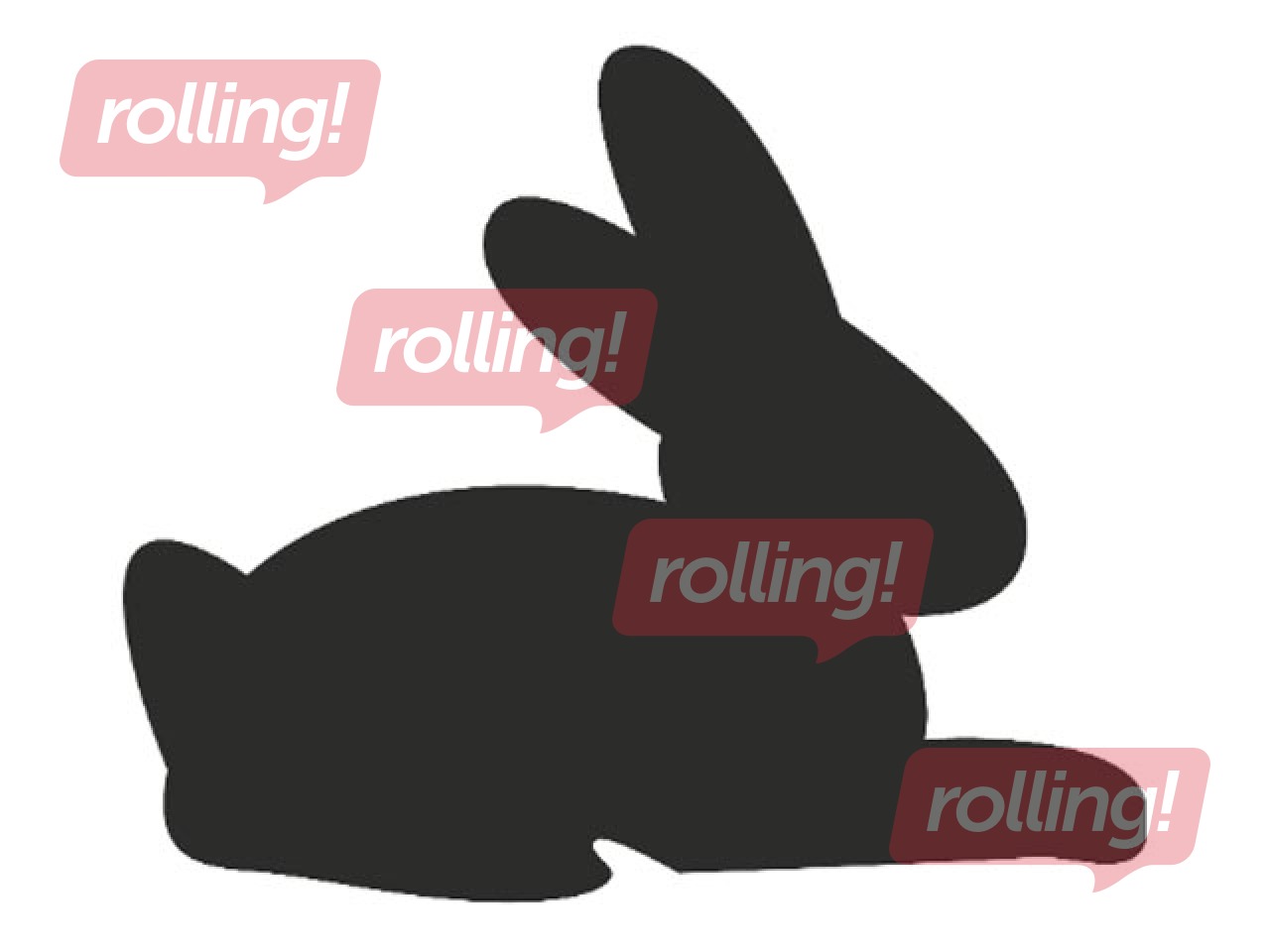 Craft punch large, bunny