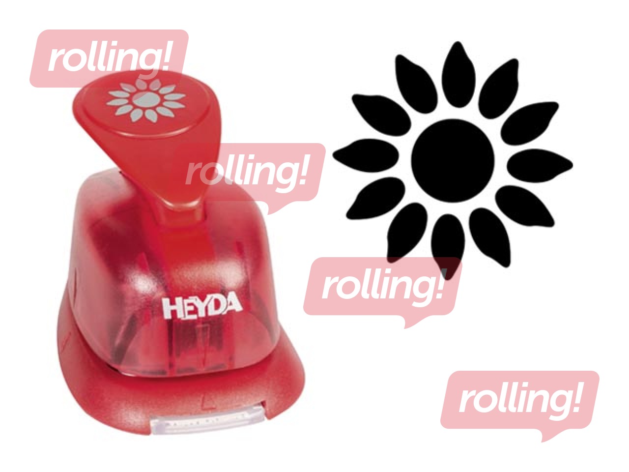 Craft punch small, Sunflower