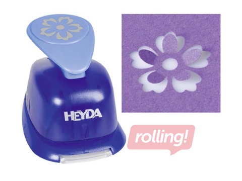 Dekoratīvais caurumsitējs lielais, pop - up, puķe