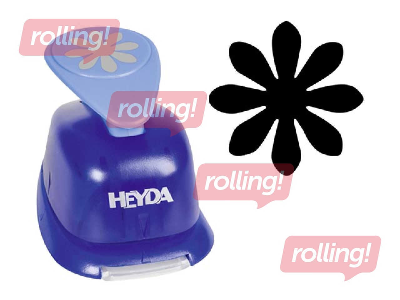 Dekoratīvais caurumsitējs lielais, zieds