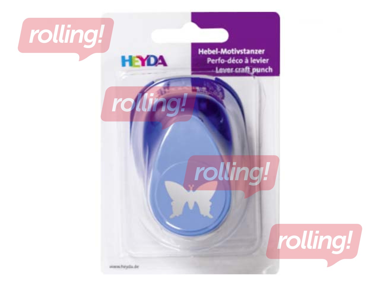 Dekoratīvais caurumsitējs lielais, taurenis 2