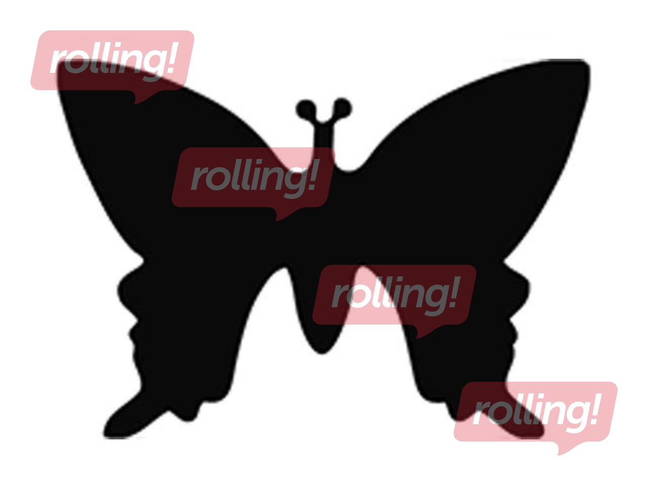 Dekoratīvais caurumsitējs lielais, taurenis 2