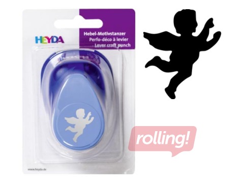 Decorative hole punch Heyda, angel, 25mm