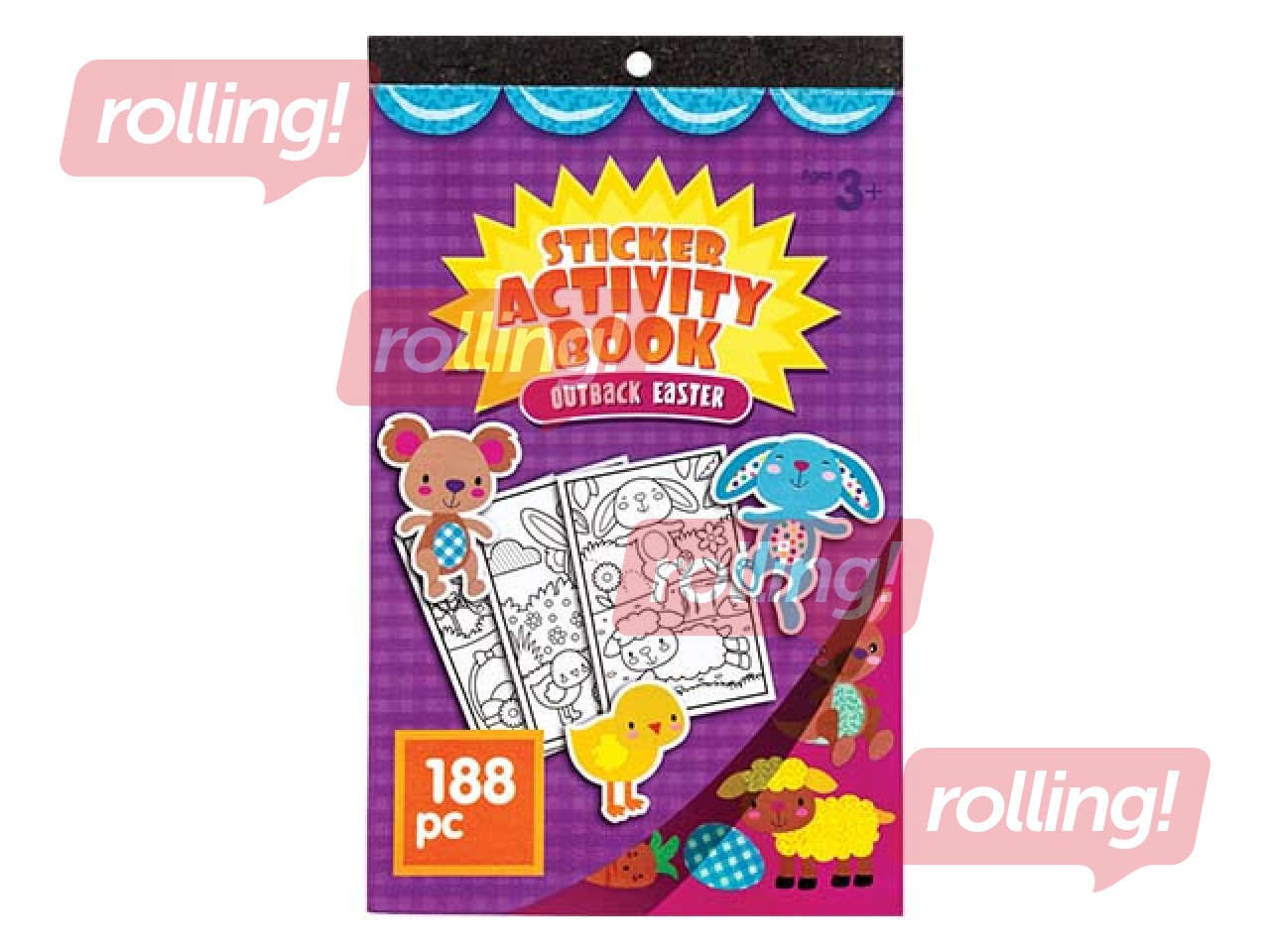 Kleepsudega värviraamat 14,7x24,2 cm