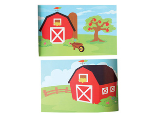 Värviraamat, kleepsudega  14.7x24.2cm