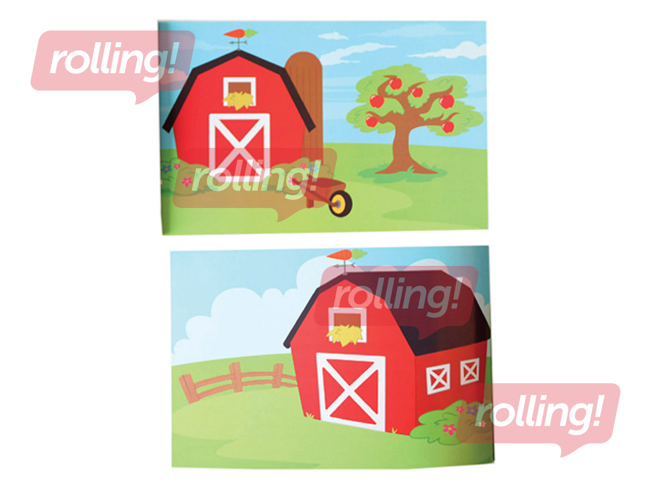 Värviraamat, kleepsudega  14.7x24.2cm