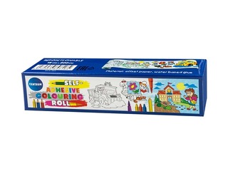 Pašlīmējošs krāsojamais papīrs rullī, 15x200cm