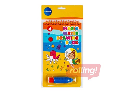 Krāsojamā grāmata ar ūdeni Centrum, 13.7x18.3 cm