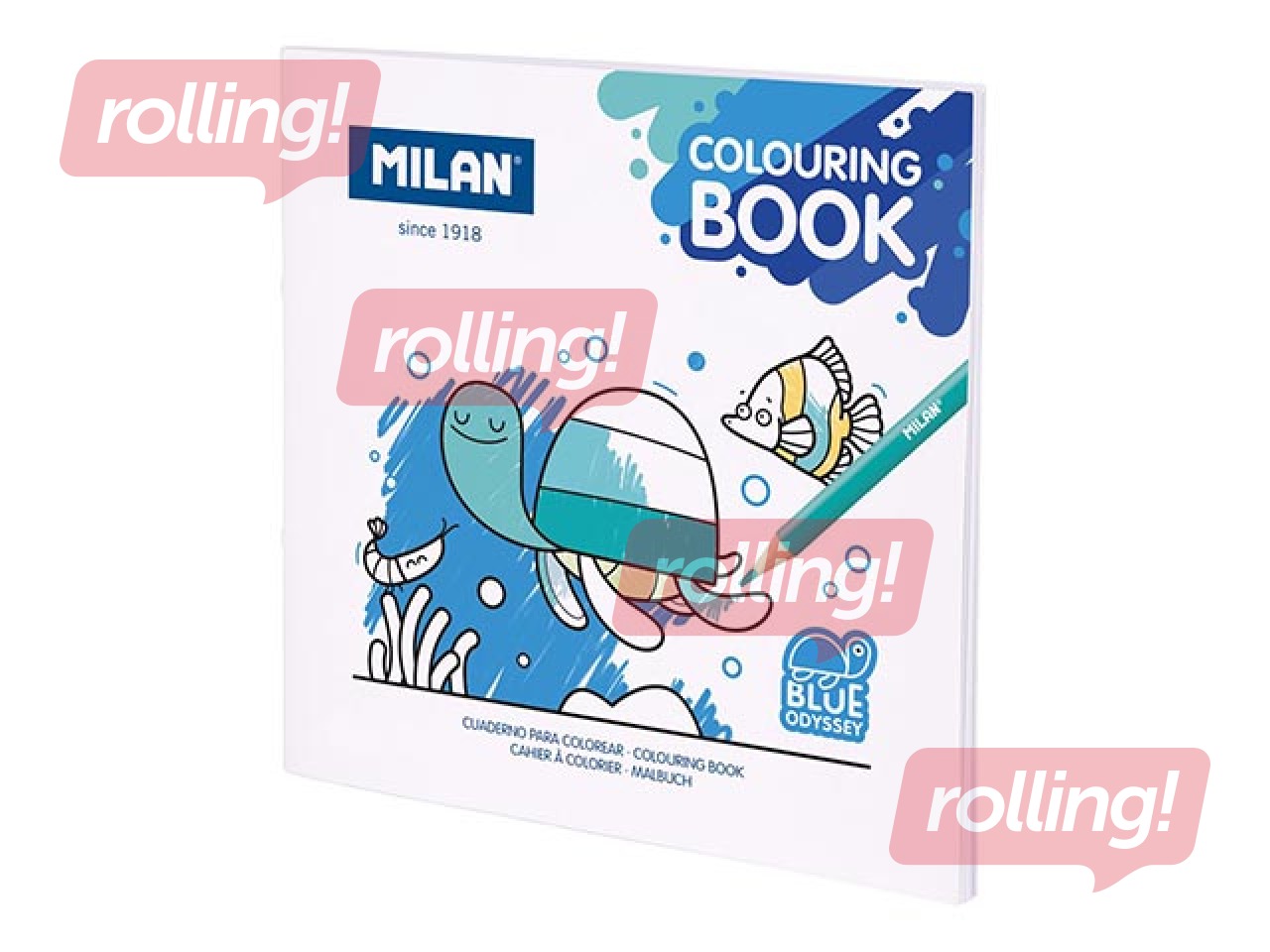 Krāsojamā grāmata Milan Blue Odyssey