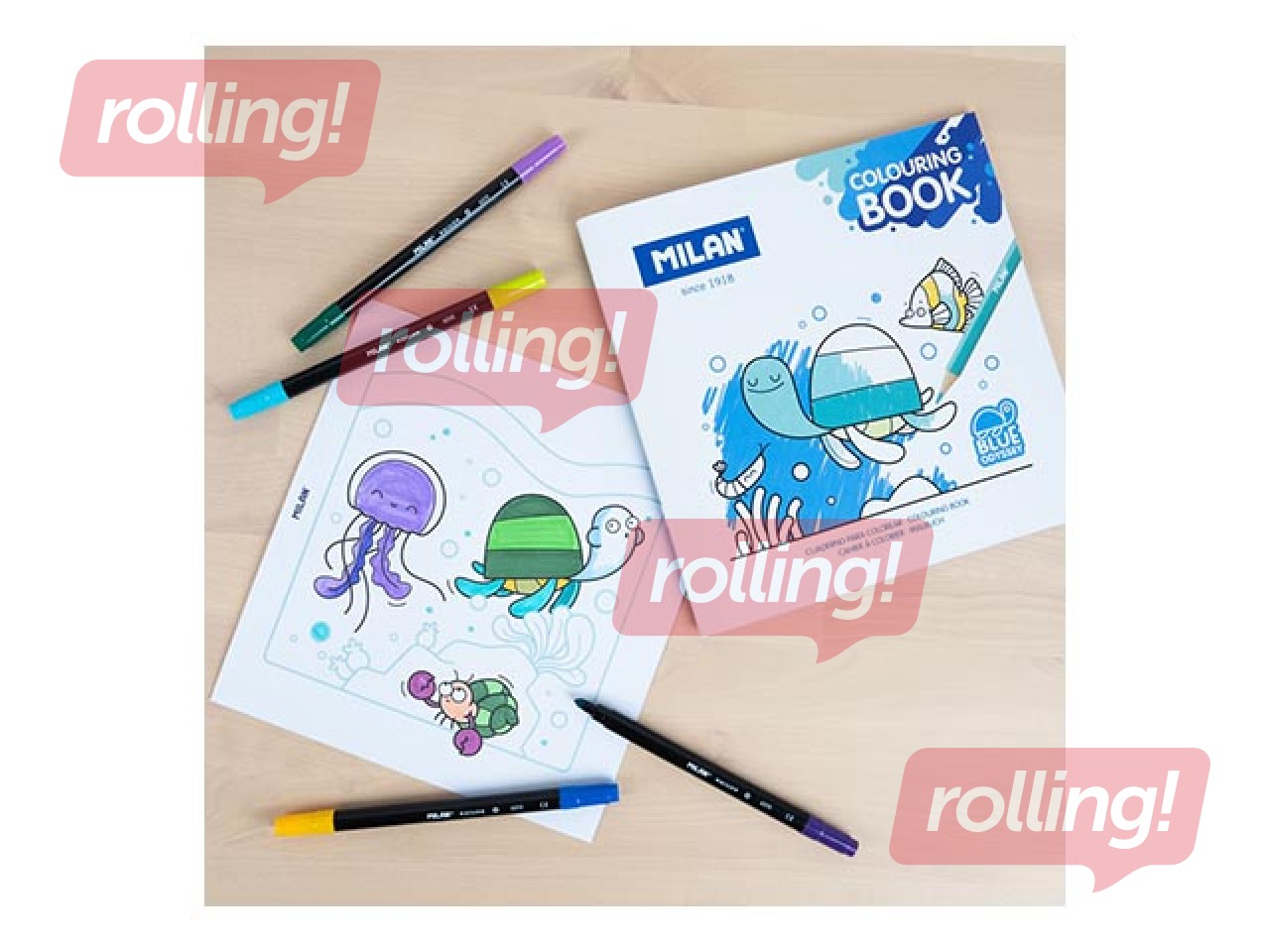 Krāsojamā grāmata Milan Blue Odyssey