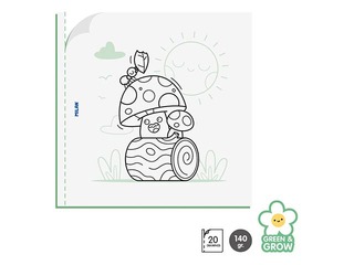 Colouring book Milan Green Grow