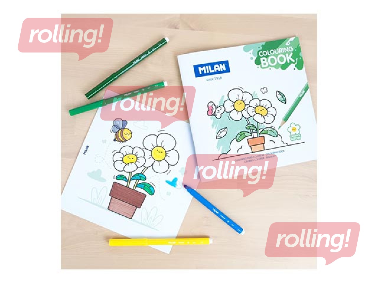 Colouring book Milan Green Grow