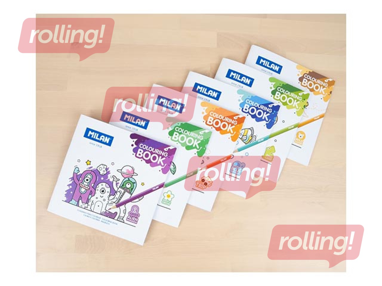 Colouring book Milan Green Grow