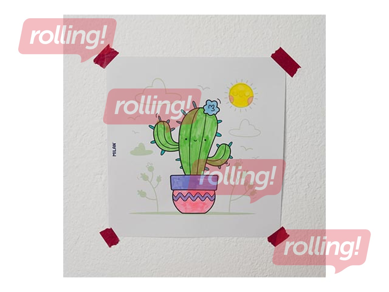 Krāsojamā grāmata Milan Green Grow