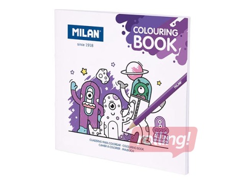 Colouring book Milan Alien Invasion