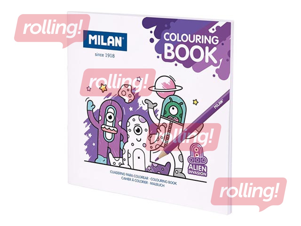 Colouring book Milan Alien Invasion
