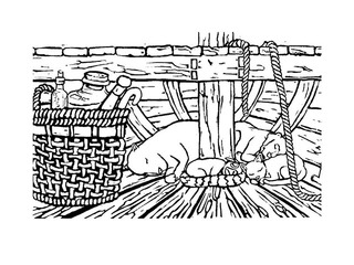 Krāsojamā grāmata Straume, 32 lapas