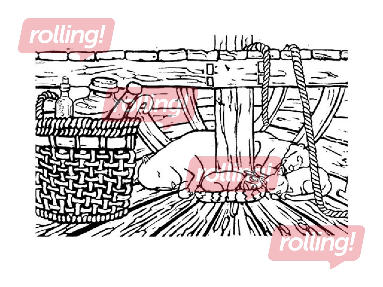 Krāsojamā grāmata Straume, 32 lapas