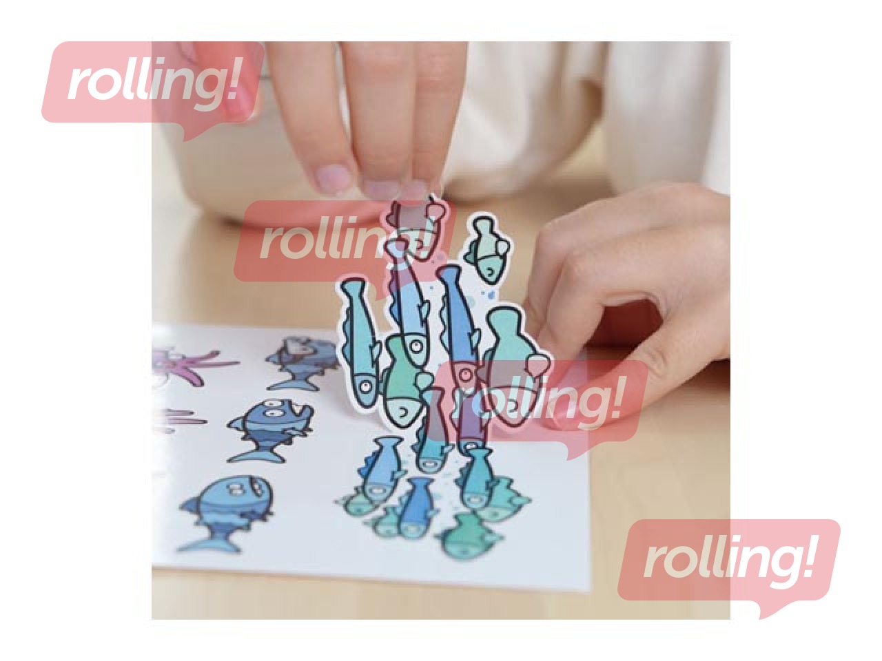 Krāsojamā grāmata ar uzlīmem Milan, Blue Odissey