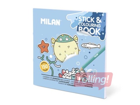 Раскраска с наклейками Milan, Blue Odissey