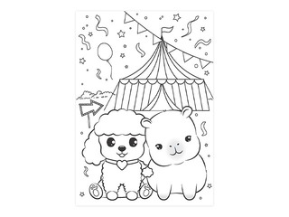 Krāsojamā grāmata Happy Color, Kapi Fun 